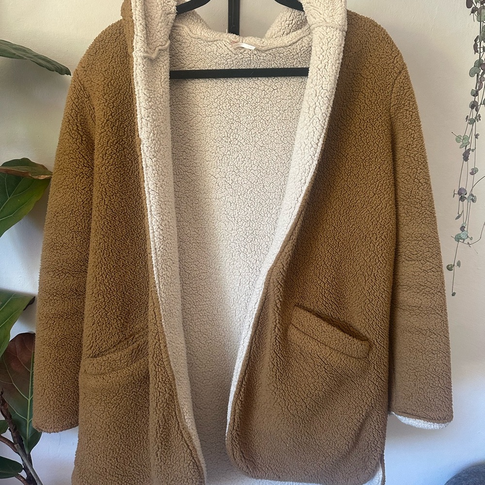 Cozy Brown Sherpa Jacket